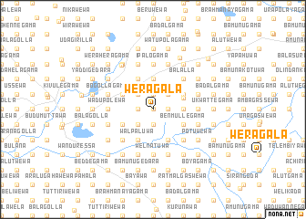 map of Weragala