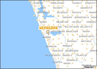 map of Weragama