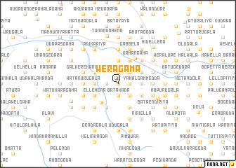 map of Weragama