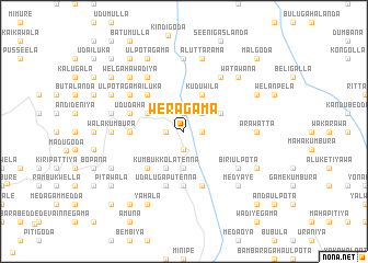 map of Weragama