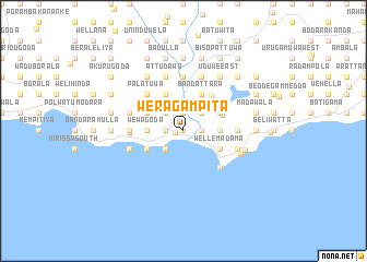 map of Weragampita