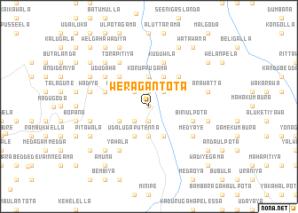 map of Weragantota