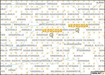 map of Weragoda