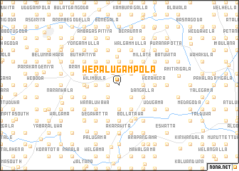 map of Weralugampola