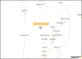 map of Werangeb