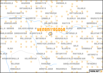 map of Weraniyagoda