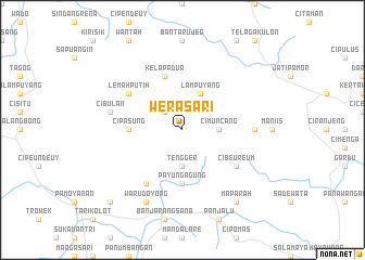 map of Werasari