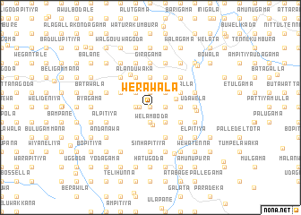 map of Werawala