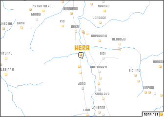 map of Wera