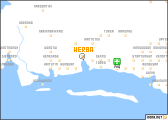 map of Werba