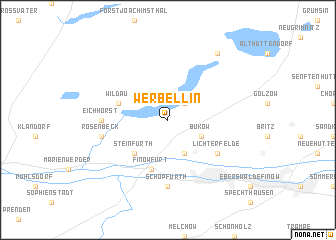 map of Werbellin