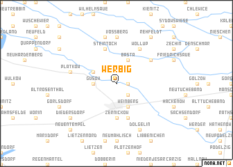 map of Werbig