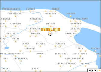 map of Werblinia
