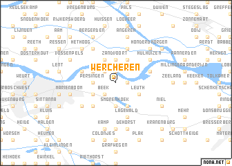 map of Wercheren