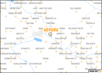 map of Werdau