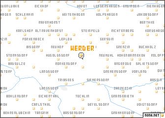 map of Werder