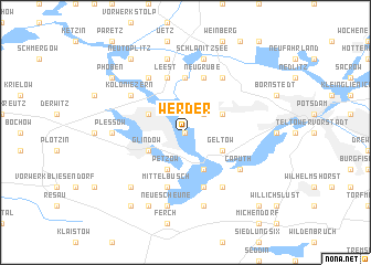 map of Werder