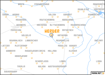 map of Werder