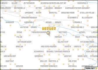 map of Werder