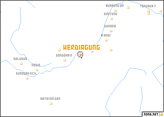 map of Werdiagung