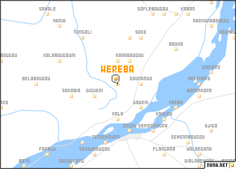 map of Wéréba