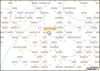 map of Werebī
