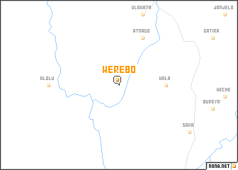 map of Werebo