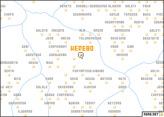 map of Werebo