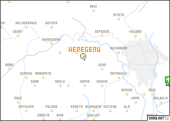 map of Weregenu