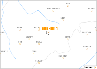 map of Werehama