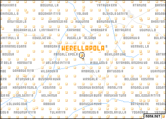 map of Werellapola