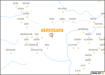 map of Weren Guro