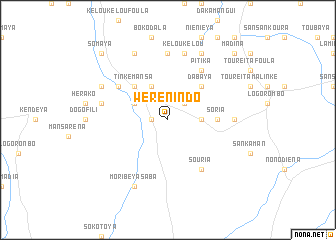 map of Wérénindo