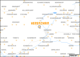 map of Werenzhain