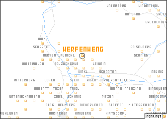 map of Werfenweng