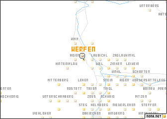 map of Werfen