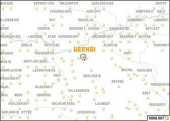 map of Wèrhai