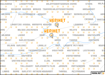 map of Werihet