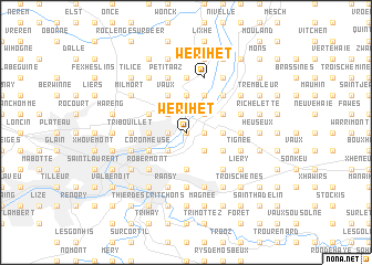 map of Werihet