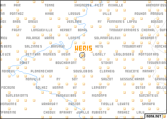 map of Weris
