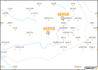 map of Werkʼa