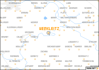 map of Werkleitz