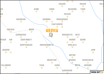 map of Werkʼu