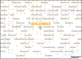 map of Werlenbach