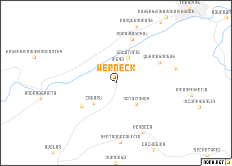 map of Werneck