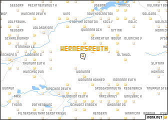 map of Wernersreuth