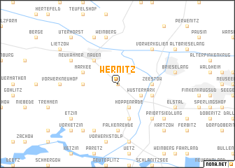 map of Wernitz