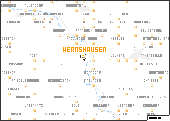 map of Wernshausen