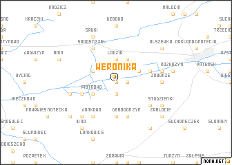 map of Weronika