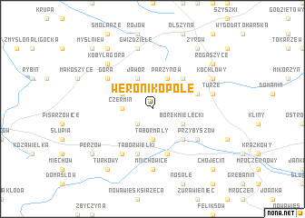 map of Weronikopole